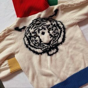Amazing find - rare - Rossignol Tiger knitted merino sweater